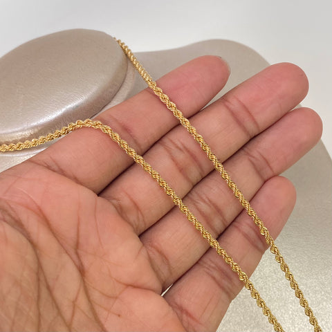 Cadena ● Lazo Oro amarillo 18k +1 / 4,05 Gr / 2,6 mm / 45 Cm †