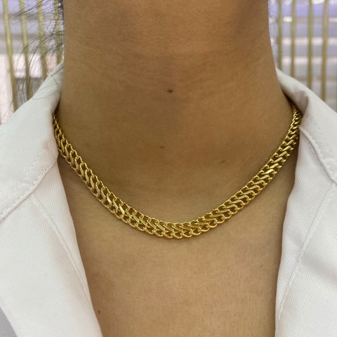 Cadena Italy Sedusa Oro amarillo 18k 9,99 Gr / 7,20 mm / 42,5 Cm *