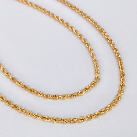 Cadena ● Lazo Oro amarillo 18k +1 / 7,65 Gr / 3,1 mm / 50 Cm