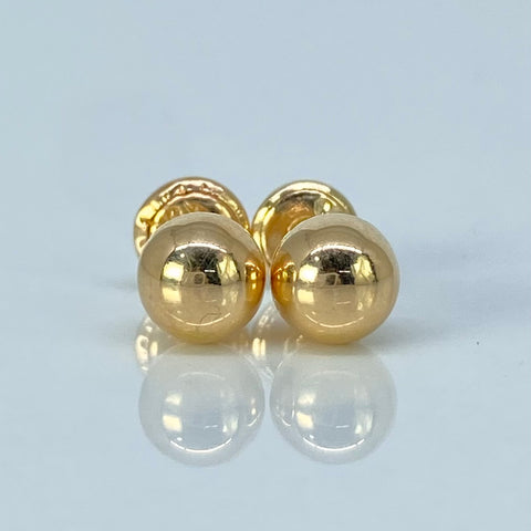 Topos Bolas Lisas Oro amarillo 0,65 Gr / 6 mm †