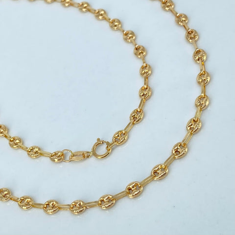 Cadena GC Diamantada Oro amarillo 5,25 Gr / 3,3 mm / 45 Cm *