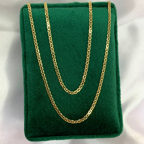 Cadena Italy GC Plana Oro amarillo 18k 3,25 Gr / 2 mm / 45 Cm *