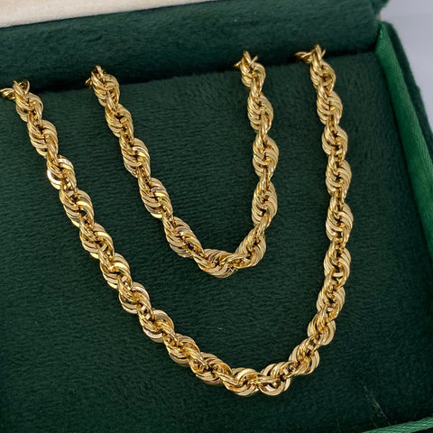 Cadena ● Lazo Oro amarillo 18k +1 / 7,46 Gr / 4,3 mm / 45 Cm