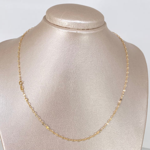 Cadena ● GC Italy Oro amarillo 18k +1 / 1,05 Gr / 2 mm / 45 Cm †
