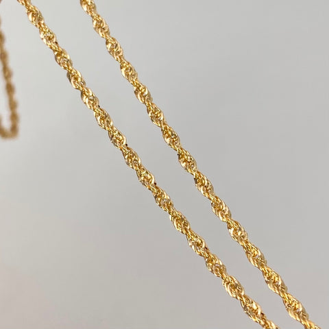 Cadena ● Lazo Oro amarillo 18k +1 / 1,4 Gr / 1,6 mm / 45 Cm *