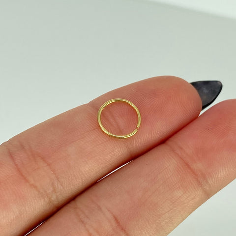 Piercing Aro / Oro Amarillo 18k (Joya) / 0,2gr / 1cm / (Labio)