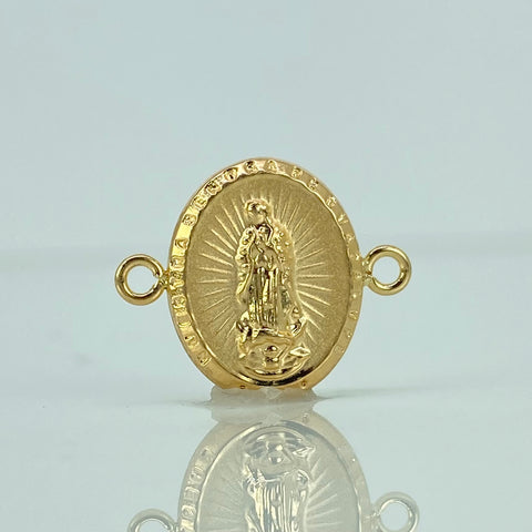 Herraje Virgen Guadalupe Oro amarillo 18k 0,82 Gr / 1,8 Cm  *