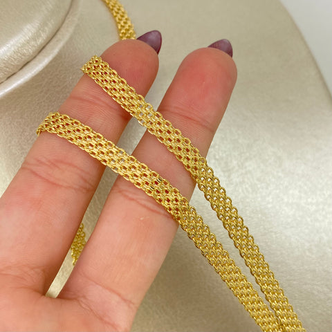 Cadena ● China Oro amarillo 18k 11,9 Gr / 5,2 mm / 60 Cm