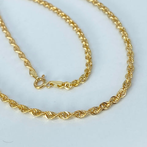 Cadena ● Lazo Oro amarillo 18k +1 / 3,07 Gr / 2,7 mm / 50 Cm †