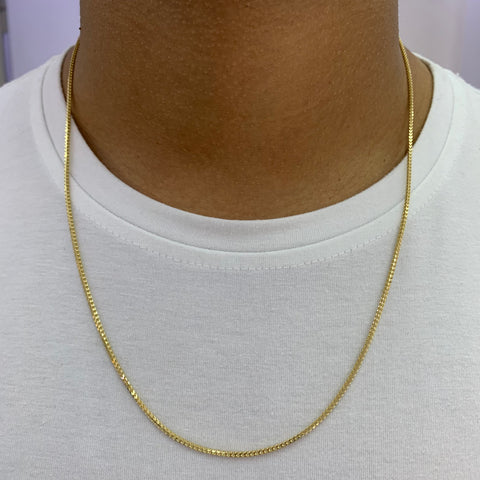 Cadena Italy Franco Oro amarillo 18k +1 / 6,01 Gr / 1,15 mm / 60 Cm *