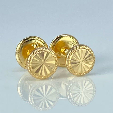 Topos Circulo Diamantado Oro amarillo 0,5 Gr / 5 mm