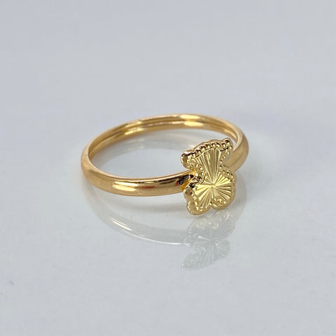 Anillo Oso TS Diamantado Oro amarillo / Talla 7 / 1,1 Gr †