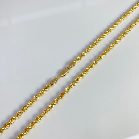 Cadena Italy Lazo Oro amarillo 18k +1 / 8,30 Gr / 3 mm / 60 Cm *