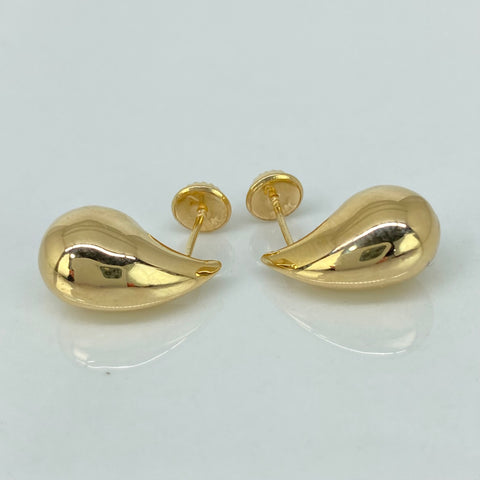 Topos Gotas Oro amarillo 18k 1,85 Gr / 8 mm