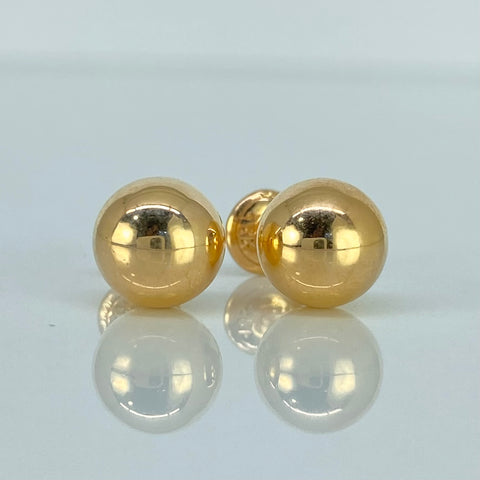 Topos Bolas Lisas Oro amarillo 0,85 Gr / 8 mm *