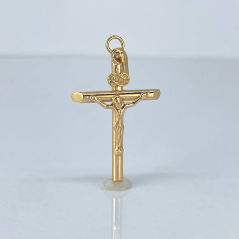 Dije Cruz Cristo Oro amarillo 1,25 Gr / 4,1 Cm