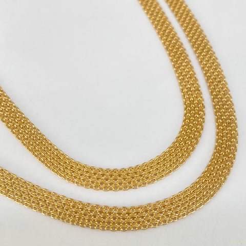 Cadena ● China Oro amarillo 18k 9,35 Gr / 5,6 mm / 60 Cm