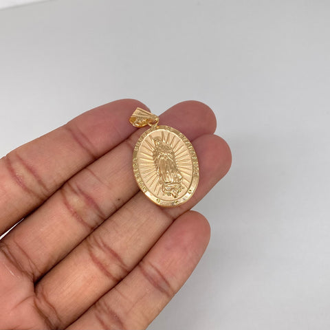 Dije Virgen Guadalupe Oro amarillo 3,45 Gr / 4,3 Cm