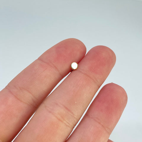 Piercing Circulo Liso / Oro Amarillo 18k (Joya) / 0,39 gr / 3,4 mm / (Oreja)