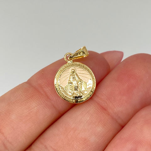 Dije Virgen Milagrosa Oro amarillo 18k 0,7 Gr / 1,9 Cm *