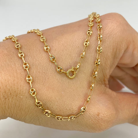 Cadena GC Oro amarillo 18k 5,96 Gr / 3,2 mm / 60 Cm