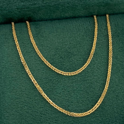 Cadena Franco Oro amarillo 18k +2 / 1,61 Gr / 1,2 mm / 50 Cm *