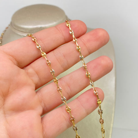 Cadena GC Tres oros 18k 5,80 Gr / 3,2 mm / 60 Cm
