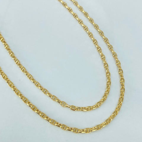 Cadena ● GC Italy Oro amarillo 18k +1 / 4,15 Gr / 2,6 mm / 50 Cm *