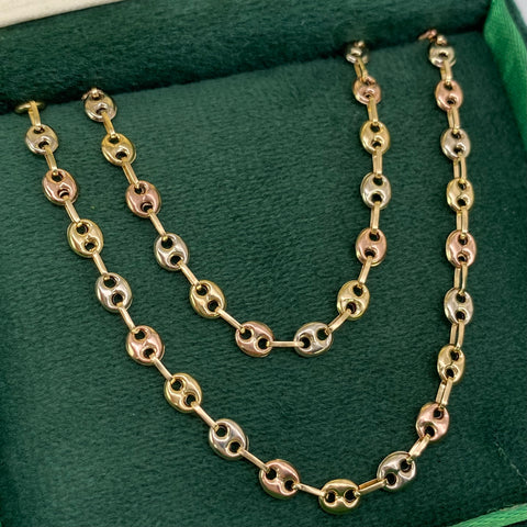 Cadena GC Tres oros 18k 6,72 Gr / 4 mm / 50 Cm *