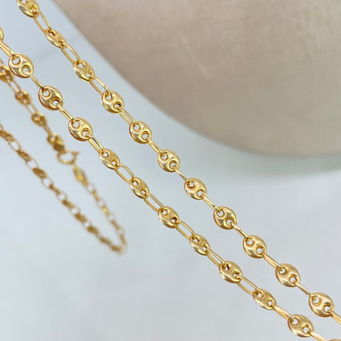Cadena GC Oro amarillo 18k 4,35 Gr / 3,3 mm / 45 Cm *