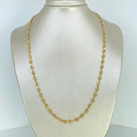 Cadena GC Diamantada Oro amarillo 18k 11,15 Gr / 4,5 mm / 53,5 Cm *