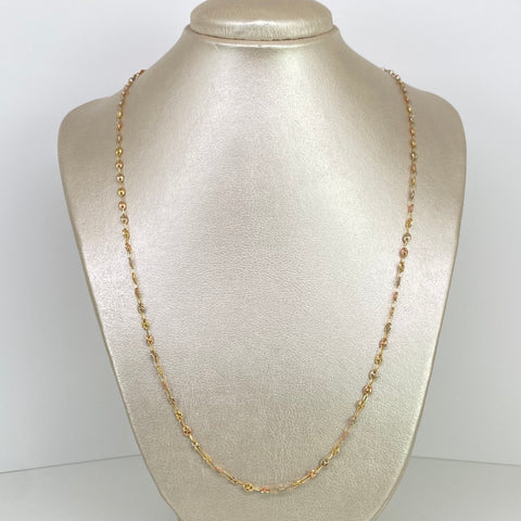 Cadena GC Tres oros 18k 5,23 Gr / 3,3 mm / 60 Cm