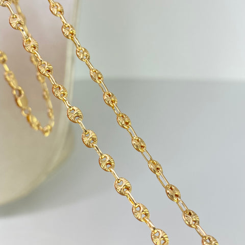 Cadena GC Diamantada Oro amarillo 18k 5,67 Gr / 3,1 mm / 46 Cm