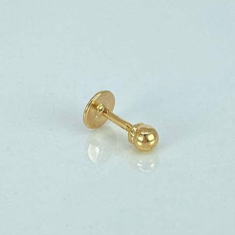 Piercing Circulo Diamantado / Oro Amarillo 18k (Joya) / 0,35gr / 5mm / (Oreja) *