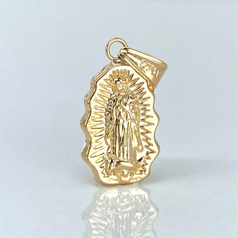 Dije Virgen Guadalupe Silueta Oro amarillo 0,95 Gr / 2,5 Cm *