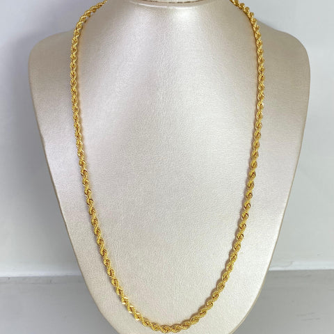 Cadena Italy Lazo Oro amarillo 18k +1 / 15,14 Gr / 4 mm / 60,5 Cm *