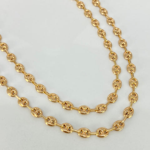Cadena GC Oro amarillo 9,65 Gr / 4,5 mm / 60 Cm †