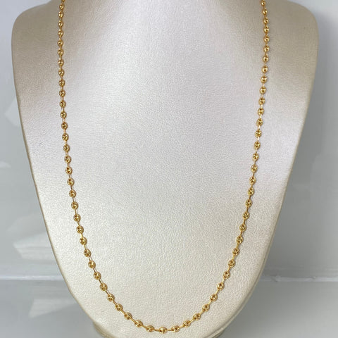 Cadena GC Oro amarillo 18k 6,17 Gr / 3,2 mm / 62 Cm