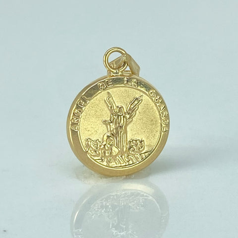 Dije Angel De La Guarda Oro amarillo 18k 0,78 Gr / 1,8 Cm *