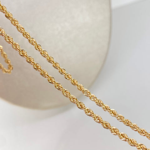 Cadena ● Lazo Oro amarillo 18k +1 / 3,95 Gr / 3 mm / 60 Cm