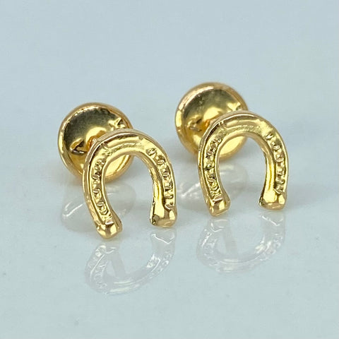Topos Herradura Caballo Oro amarillo 18k 0,55 Gr / 6 mm