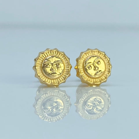 Topos Sol Troquelado Oro amarillo 18k 0,8 Gr / 7,7 mm  *