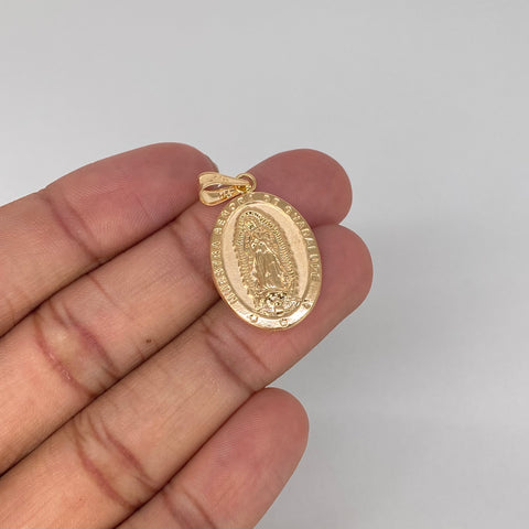 Dije Virgen Guadalupe Oro amarillo 2,15 Gr / 3,5 Cm