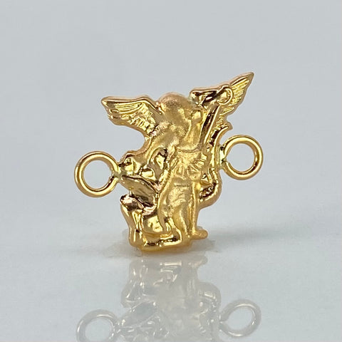Herraje Silueta San Miguel Arcangel Oro amarillo 0,55 Gr / 1,4 Cm *