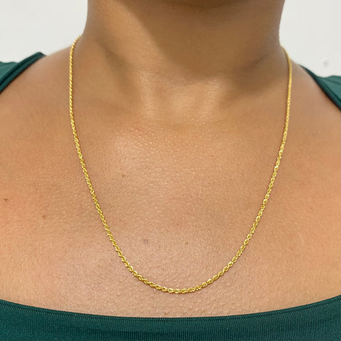 Cadena Italy Lazo Oro amarillo 18k 1,22 Gr / 1 mm / 50 Cm