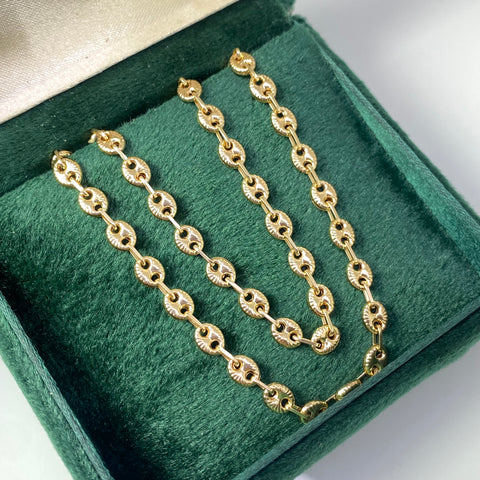 Cadena GC Diamantada Oro amarillo 18k 11,53 Gr / 4,7 mm / 59 Cm †