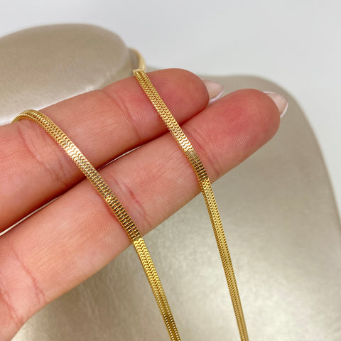 Cadena ● Sedusa ESP Oro amarillo 18k +3 / 5,1 Gr / 2,2 mm / 50 Cm