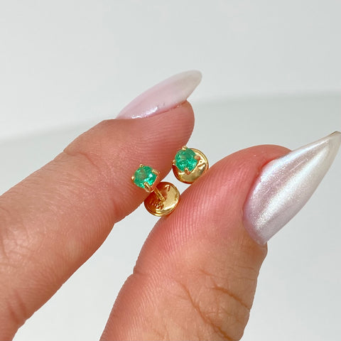 Topos Esmeraldas 28PTS Oro amarillo 18k 0,6 Gr / 3,3 mm *