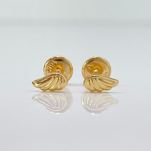 Topos Alas Oro amarillo 18k 0,47 Gr / 5,7 mm