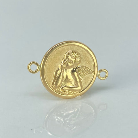 Herraje Angel De la Guarda Oro amarillo 18k 1,20 Gr / 2,2 Cm *